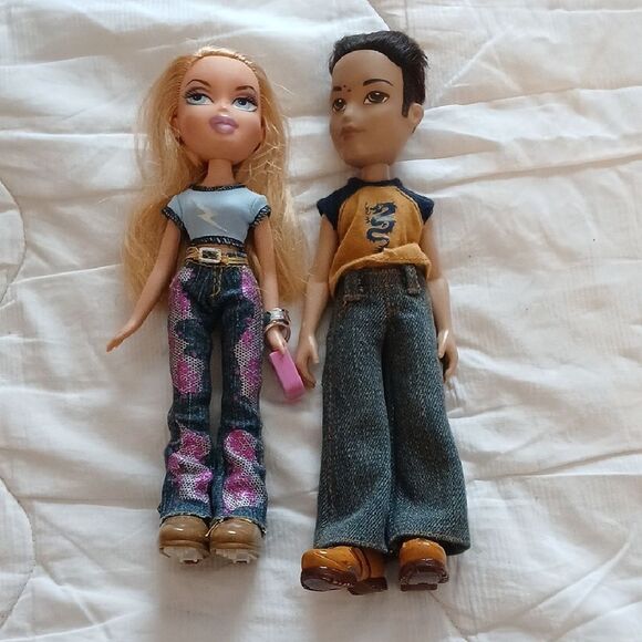 Fashion Doll Set with Denim Outfits - Picture 1 of 5